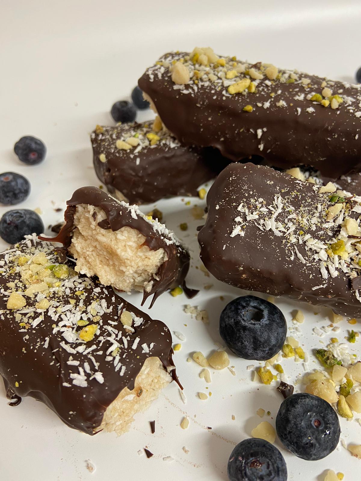 vegan bounty bars jay halford plant based recipes