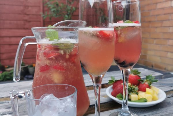 pineapple strawberry sangria non alcoholic jay halford plantbased recipes