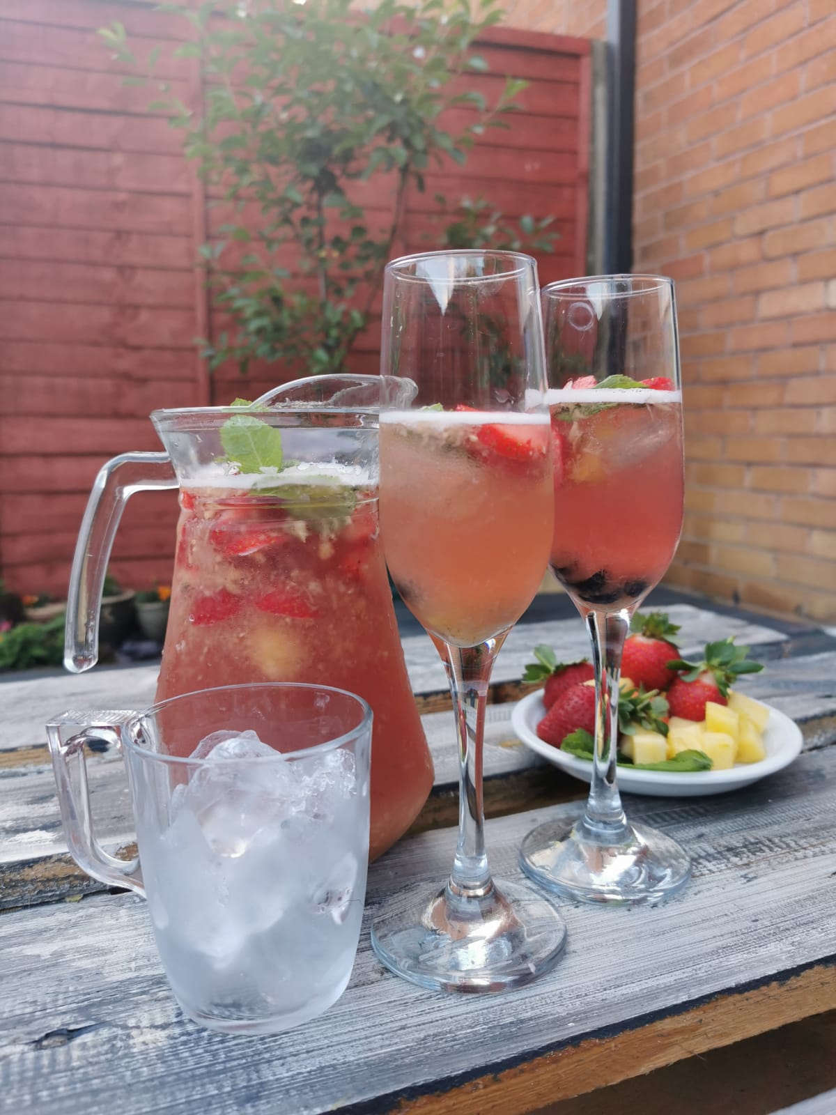 pineapple strawberry sangria non alcoholic jay halford plantbased recipes