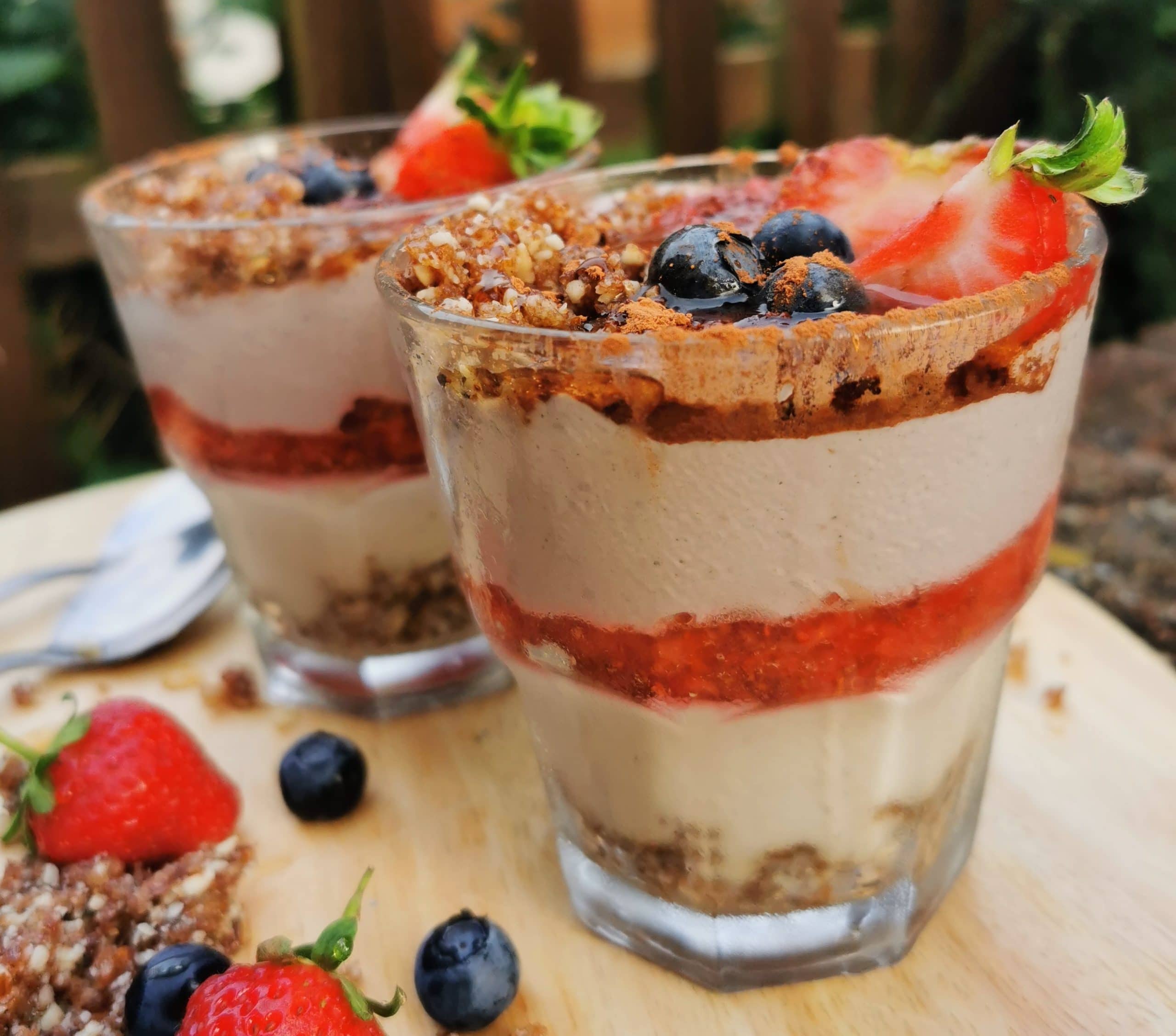 vegan tiramisu with strawberries jay halford plant based recipes